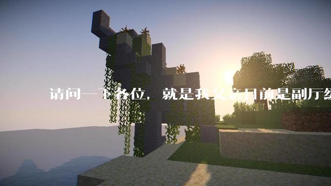 请问一下各位，就是我父亲目前是副厅级，但是他不想让我考公。我该听他的吗?