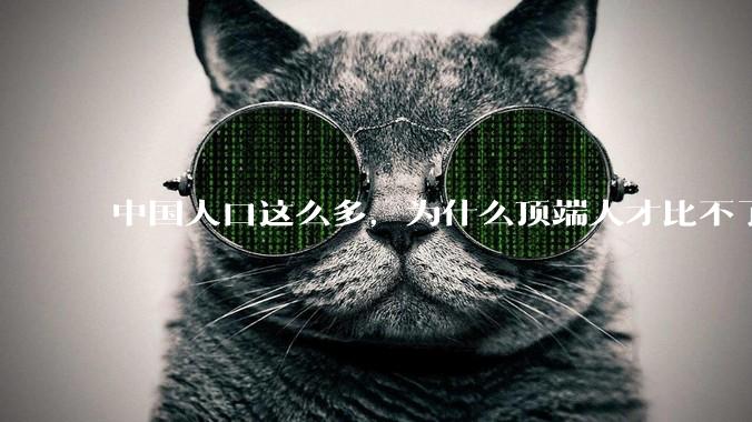 中国人口这么多，为什么顶端人才比不了西方？