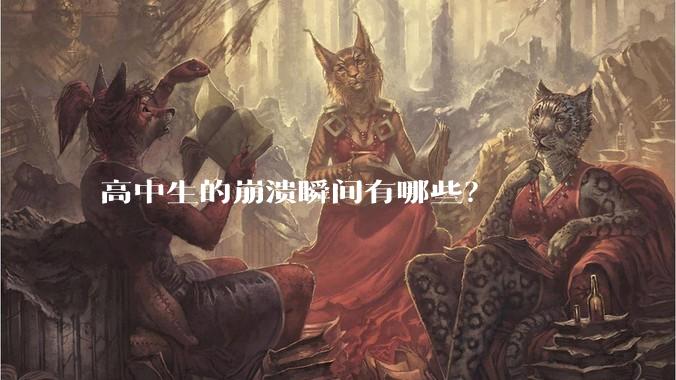 高中生的崩溃瞬间有哪些？